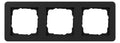 GIRA 0213153 Abdeckrahmen 3f Gira E1 Schwarz m