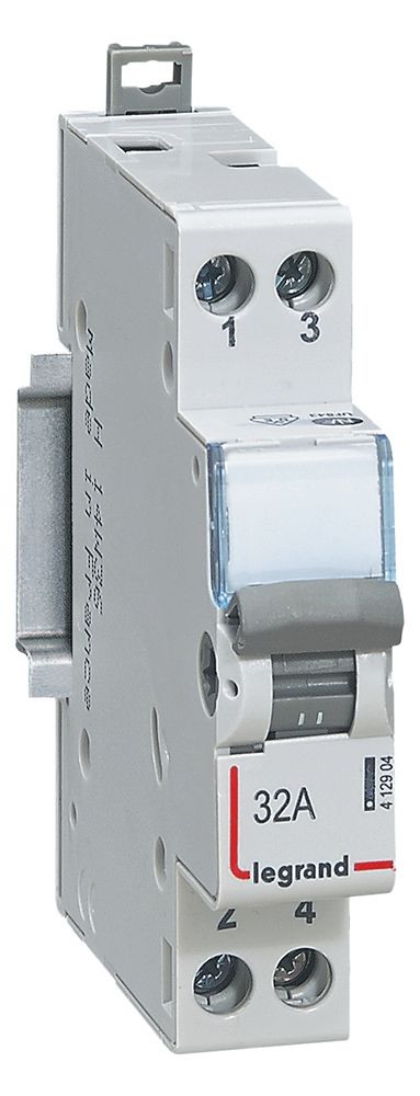 Legrand 412904 CX3 Wechselschalter 1S+1Ö 32A AC-22A 1TE