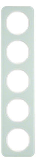 Berker 10152109 Rahmen 5fach R.1 Glas polarweiß