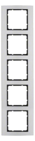 Berker 10153004 Rahmen 5fach B.3 Alu/anthrazit