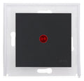Kopp 493592008 HK07 IP44 Flächenwippe m. Linse rot anthrazit