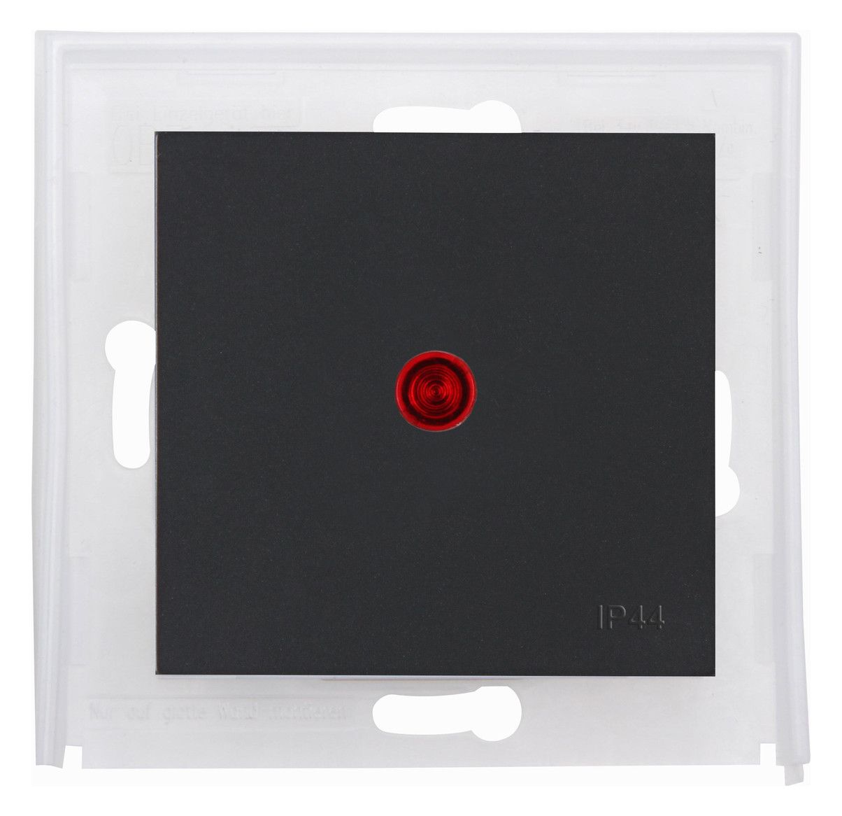 Kopp 493592008 HK07 IP44 Flächenwippe m. Linse rot anthrazit