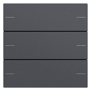 GIRA 575328 Wippenset 3fach Tastsensor4 System 55 Anthrazit