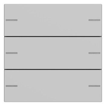 GIRA 5753015 Wippenset 3fach Tastsensor4 System 55 Grau matt (lackiert)