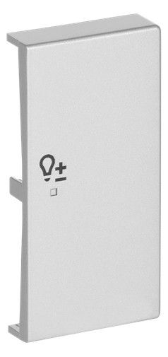 BJ 6234-22-83 Wippe rechts 2-fach Dimmer Busch-free@home alusilber