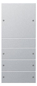 GIRA 218426 Wippenset 4fach (1+3) System 55 Farbe Alu (lackiert)