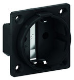 Bals 714 Schuko-Anbausteckdose 16A 3p IP20 schwarz H/B/T:50x50x36mm