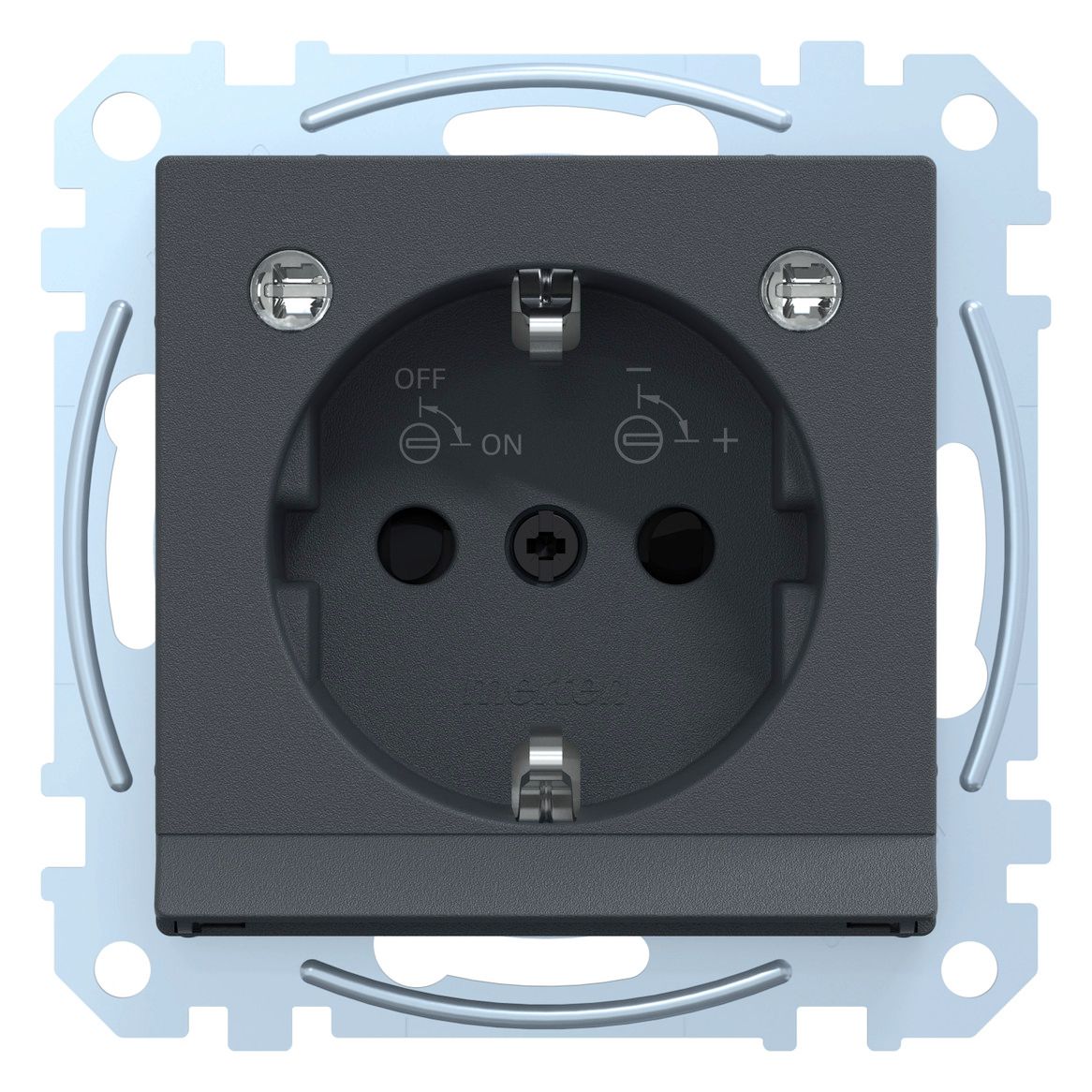 Mert MEG 2304-0414 SCHUKO-Steckdose BRS m.Lichtausl.+LED StK anthrazit System M