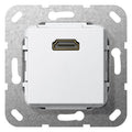 GIRA 567003 HDMI Kabelpeitsche Einsatz Reinweiß glänzend