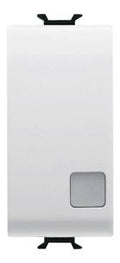 GEWISS GW10053 Wechselschalter m.Symbol- fenster beleuchtb. 1M 1P 16AX Weiss