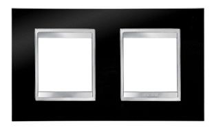 GEWISS GW16223TN Abdeckrahmen LUX International 2+2M horiz. Tonerschwarz