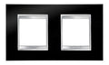 GEWISS GW16223TN Abdeckrahmen LUX International 2+2M horiz. Tonerschwarz