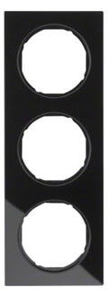Berker 10132216 Rahmen 3fach R.3 Glas schwarz