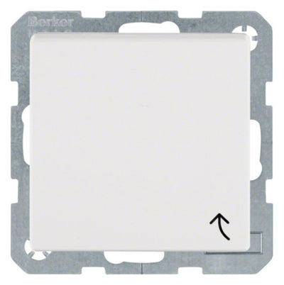 Berker 47511909 Steckdose SCHUKO+Klappd. S.1/B.3/B.7 polarweiß matt