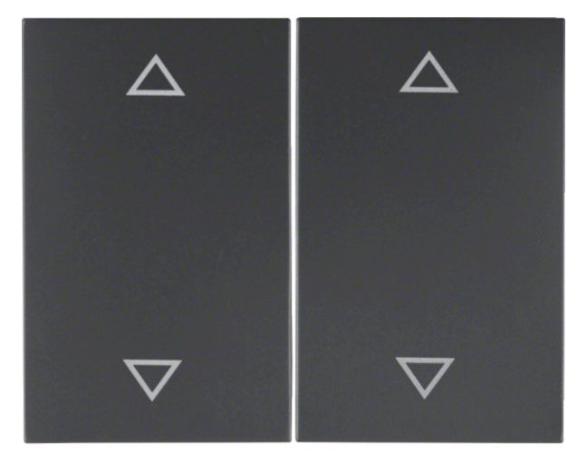 Berker 14357206 Wippe m.Aufdruck Symbol Pfeile K.1 anthrazit matt