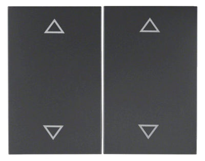 Berker 14357206 Wippe m.Aufdruck Symbol Pfeile K.1 anthrazit matt