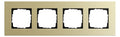 GIRA 0214217 Abdeckrahmen 4fach Esprit Aluminium Hellgold (eloxiert)
