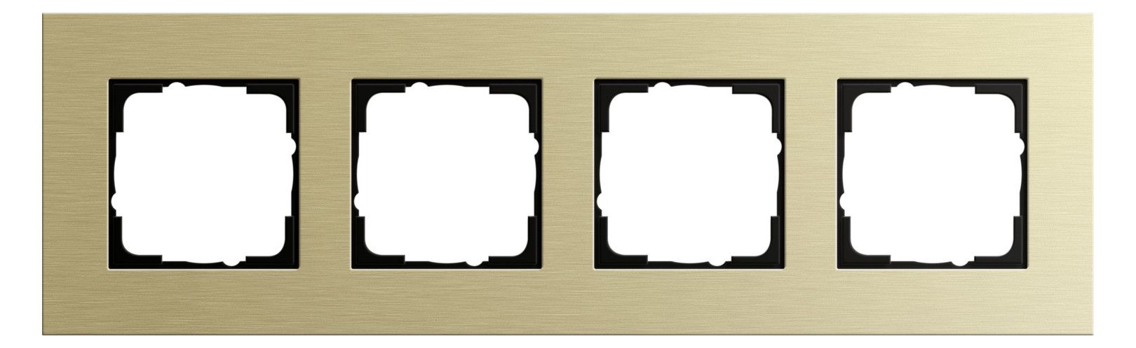 GIRA 0214217 Abdeckrahmen 4fach Esprit Aluminium Hellgold (eloxiert)