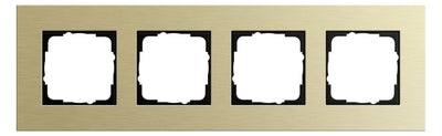 GIRA 0214217 Abdeckrahmen 4fach Esprit Aluminium Hellgold (eloxiert)