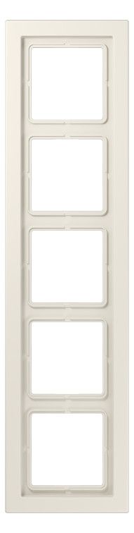Jung LSD985W Rahmen 5fach LS/FD-design weiß