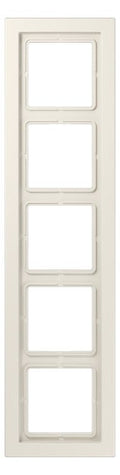 Jung LSD985W Rahmen 5fach LS/FD-design weiß