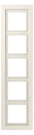 Jung LSD985W Rahmen 5fach LS/FD-design weiß
