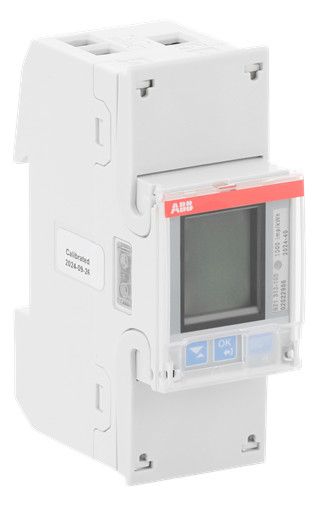 ABB B21 313-100 Wechselstromzähler, M-Bus Silber, 1Ph, Direktanschluss 65A