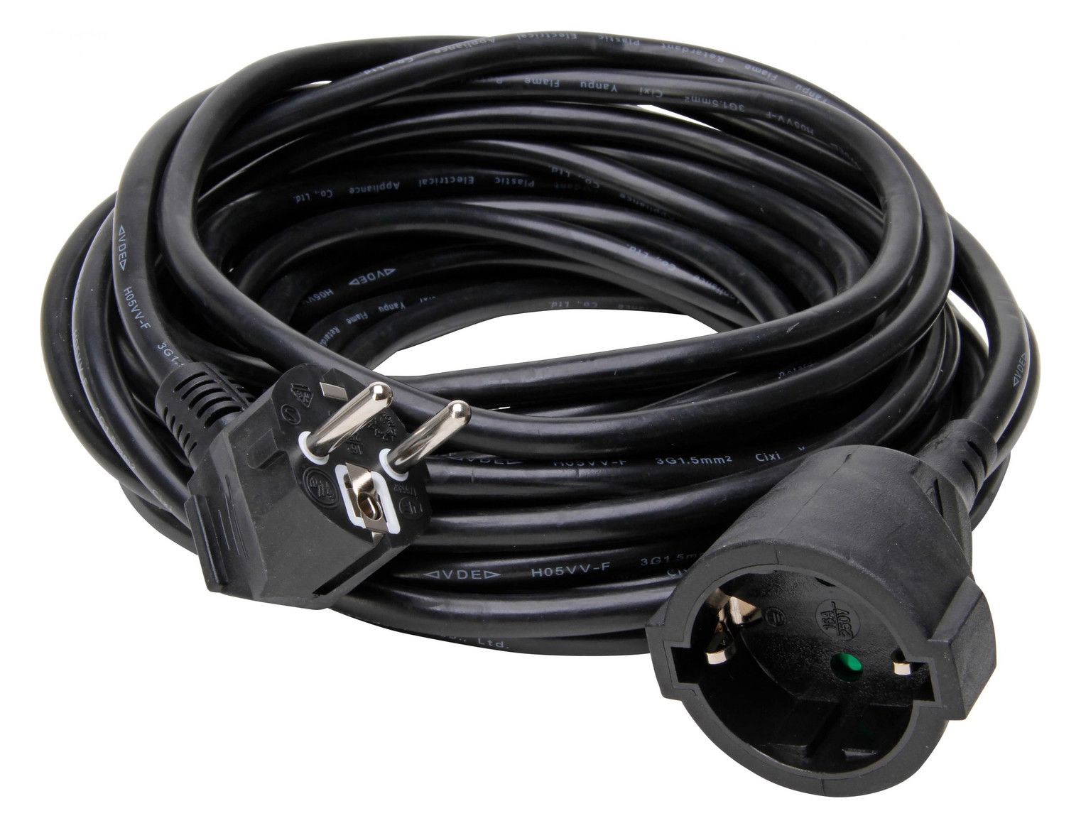 Kopp 143405049 verl Schuko Stecker u.Schuko Kuppl.m.10m ltg erh.Ber.schutz