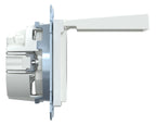 Mert MEG 2311-0325 SCHUKO-Steckdose StK m.Klappdeckel aktivweiß glänzend Sys.M