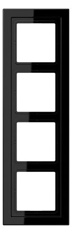 Jung LSD984SW Rahmen 4fach LS/FD-design schwarz