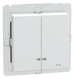 Mert MEG 3424-0325 Doppelwippe m.Ko.- fenster IP44 aktivweiß glänzend System M