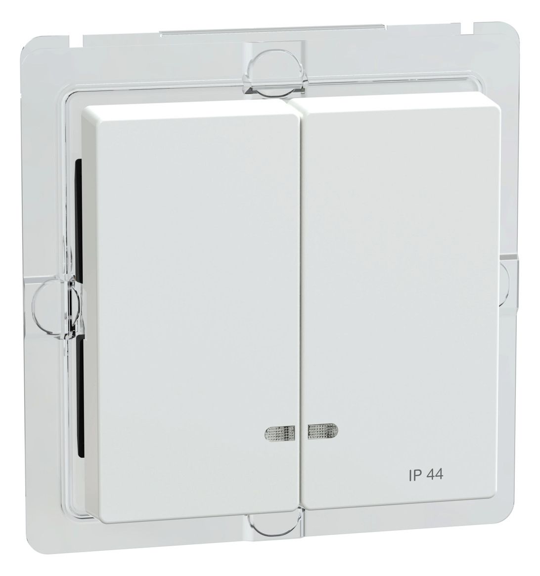 Mert MEG 3424-0325 Doppelwippe m.Ko.- fenster IP44 aktivweiß glänzend System M