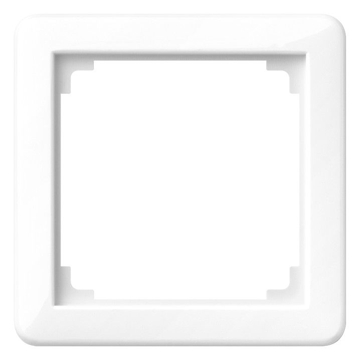 Jung CD590ZAWW Zwischenrahmen z.Montage v.Ackermann RJ45 WAEG.. alpinweiß