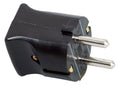 Kopp 170205010 Kunststoff Schuko Stecker (Klappstecker) 16A schwarz