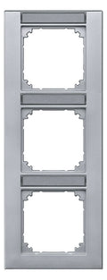 Mert 476360 M-PLAN-Rahmen 3fach senkr. beschriftbar aluminium
