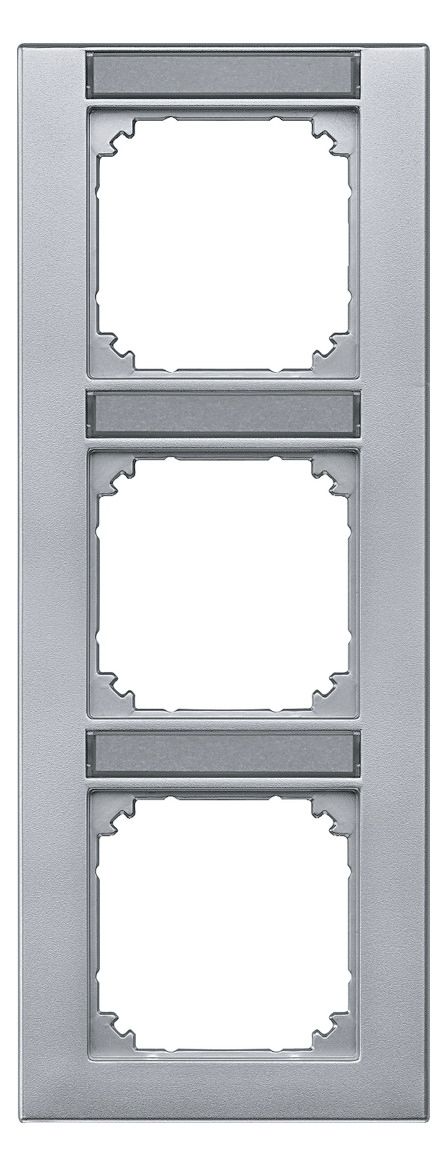 Mert 476360 M-PLAN-Rahmen 3fach senkr. beschriftbar aluminium