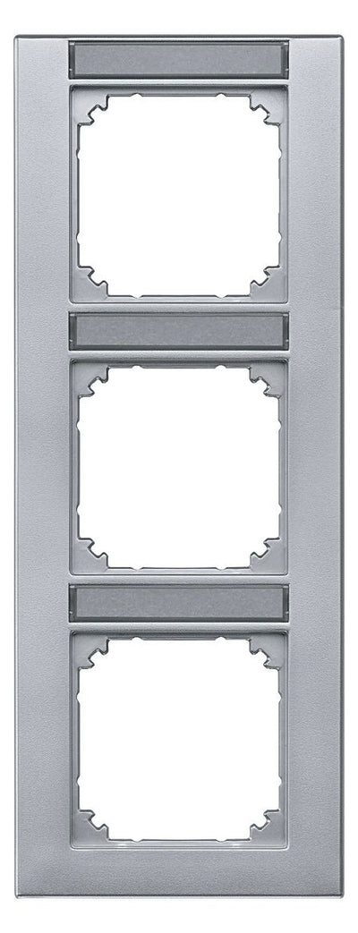 Mert 476360 M-PLAN-Rahmen 3fach senkr. beschriftbar aluminium