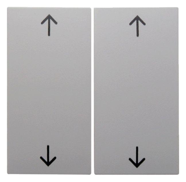 Berker 16448989 Wippe m.Aufdruck Symbol Pfeile S.1 polarweiß glänzend