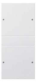 GIRA 218227 Wippenset 2fach (1+1) System 55 Reinweiß seidenmatt (lackiert)