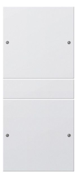 GIRA 218227 Wippenset 2fach (1+1) System 55 Reinweiß seidenmatt (lackiert)
