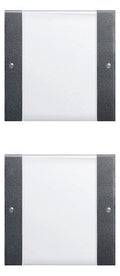 GIRA 213228 Wippenset 2fach (1+1) BSF System 55 Klar/Anthrazit