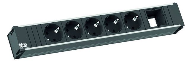Bachmann 912.008 CONI 5xSchuko 1xABD