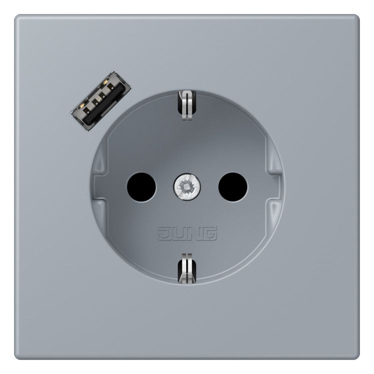 Jung LC1520-18A257 SCHUKO-Steckd.m.USB Typ A LC4320O