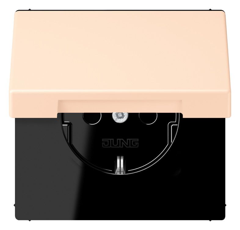 Jung LC1520BFKIKL238 SCHUKO Steckd.KI m. Klappdeckel LC32123