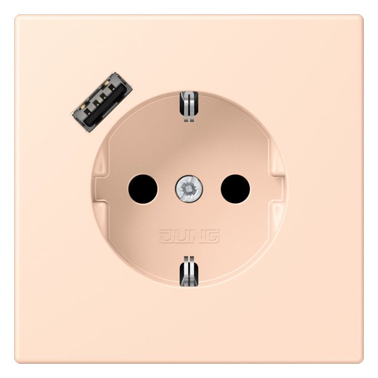 Jung LC1520-18A228 SCHUKO-Steckd.m.USB Typ A LC32091