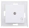 Kopp 493952002 HK07 IP44 Flächenwippe m. Linse u.Symbol "Glocke" reinweiß