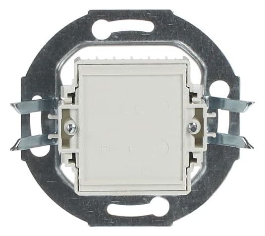 BJ 0242/04 TAE-Anschlussdose 2x6/6 NFF alpinweiss