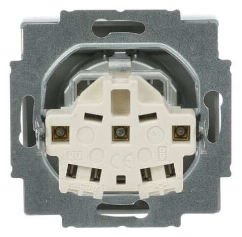 BJ 20 EUCNB-83 SCHUKO Steckdosen Einsatz alusilber future linear
