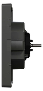 Mert MEG 2330-6034 Zentralplatte SCHUKO Steckdosen Einsatz BRS Anthrazit