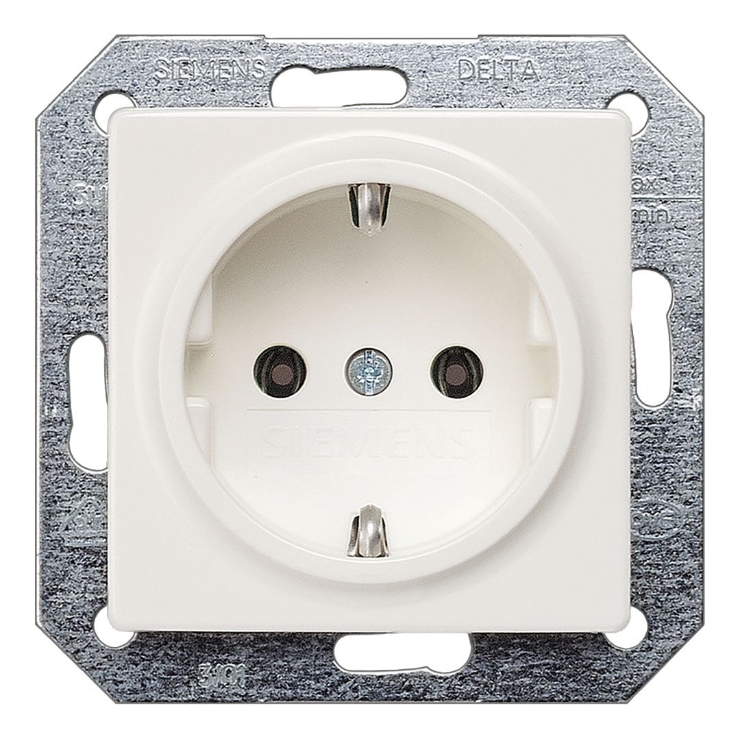 Siemens 5UB1100-5B DELTA SCHUKO Steckdoseneinsatz m.Schraubklemmen 4qmm